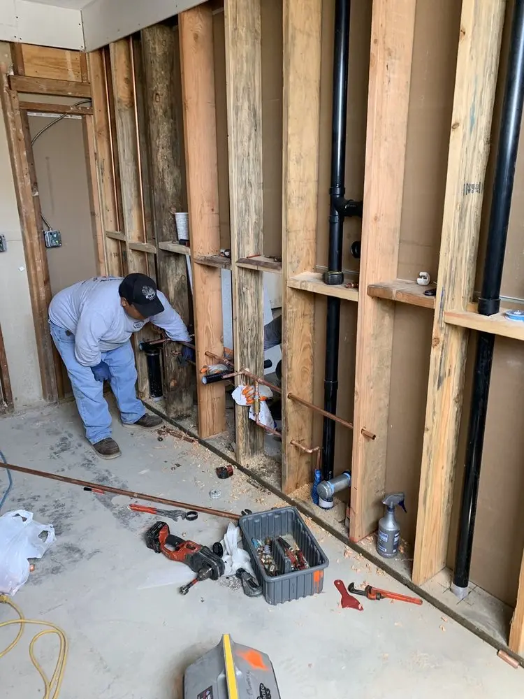 Commercial rough-in plumbing for Gas Line Repair in The Country
